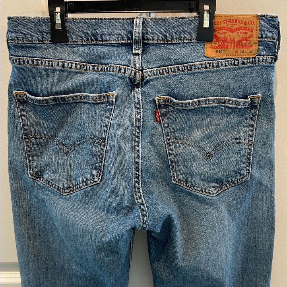 Levi's Light Blue Denim Jeans 514 men’s 34 x 32